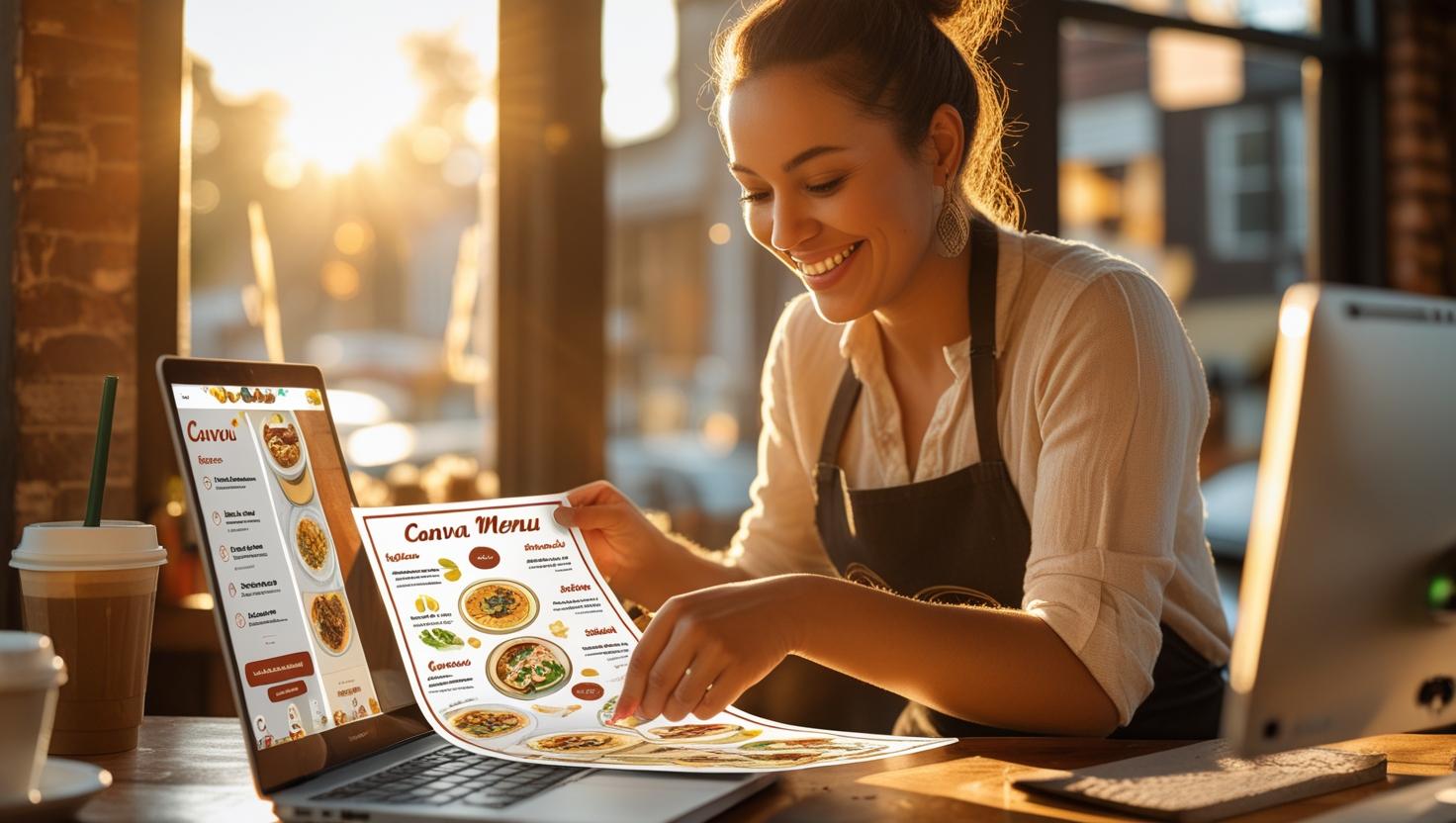 desain UMKM dengan Canva